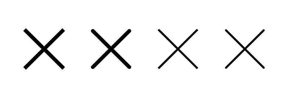 Close icon vector illustration. Delete sign and symbol. cross sign Illustrazione stock