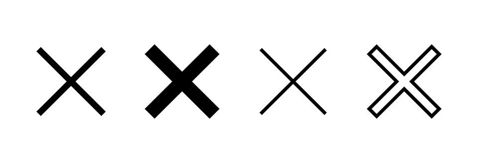 Close icon vector illustration. Delete sign and symbol. cross sign Stock Illustration