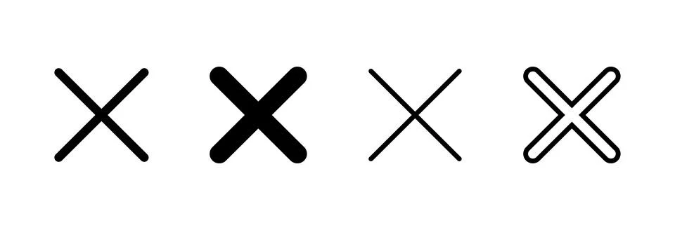 Close icon vector illustration. Delete sign and symbol. cross sign Stock Illustration