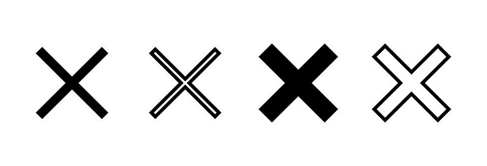 Close icon vector illustration. Delete sign and symbol. cross sign Illustrazione stock