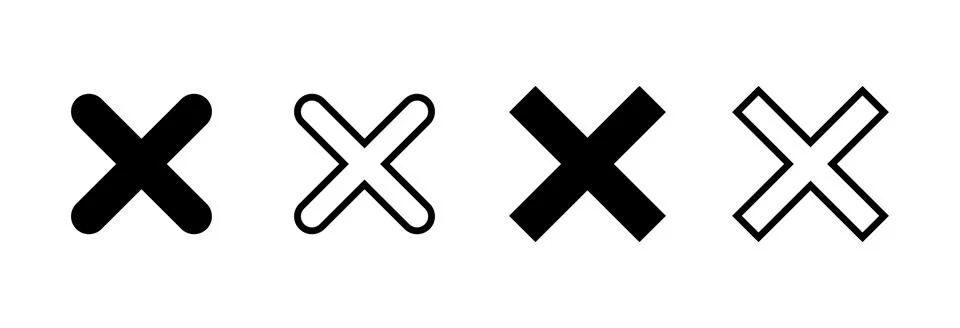 Close icon vector illustration. Delete sign and symbol. cross sign 스톡 일러스트