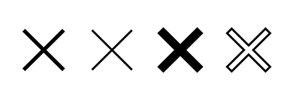 Close icon vector illustration. Delete sign and symbol. cross sign Stock Illustration
