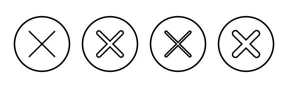 Close icon vector illustration. Delete sign and symbol. cross sign 스톡 일러스트