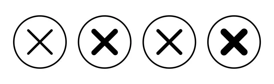 Close icon vector illustration. Delete sign and symbol. cross sign Stock Illustration