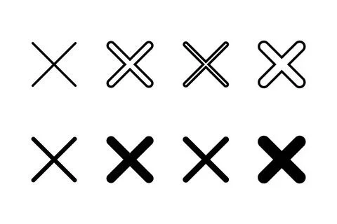 Close icon vector illustration. Delete sign and symbol. cross sign イラスト素材