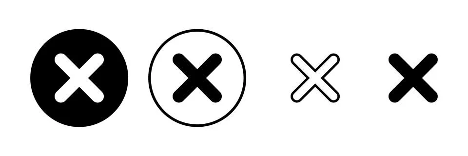 Close icon vector illustration. Delete sign and symbol. cross sign Ilustración de archivo