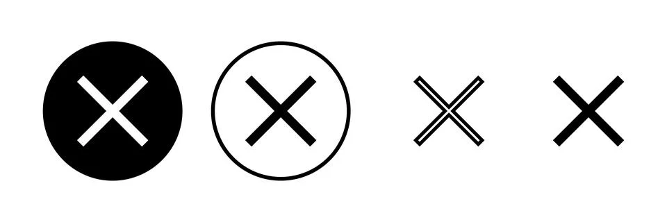 Close icon vector illustration. Delete sign and symbol. cross sign Stock Illustration
