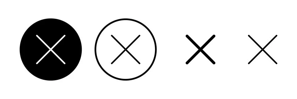 Close icon vector illustration. Delete sign and symbol. cross sign Stock Illustration