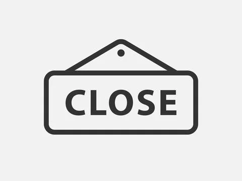 Close icon vector sign. Cancel symbol web design. Error, denied, avoid or wro Stock Illustration
