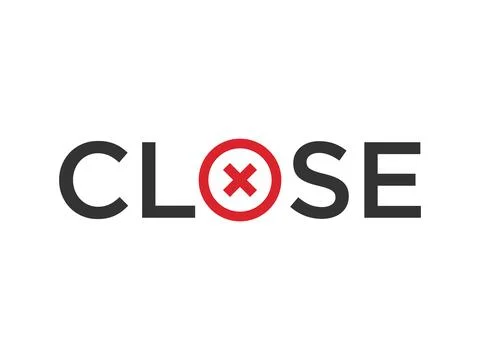 Close icon vector sign. Cancel symbol web design. Error, denied, avoid or wro Ilustración de archivo