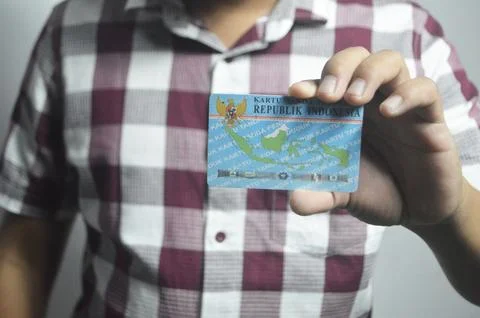 Close up id card Stock-Fotos