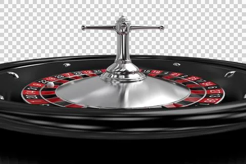 Close up image of 3D roulette wheel Stock Photos
