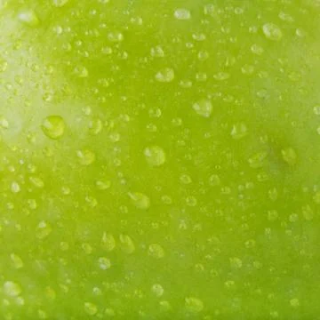 Close-up image of apple fruit with water drops Stock Photos