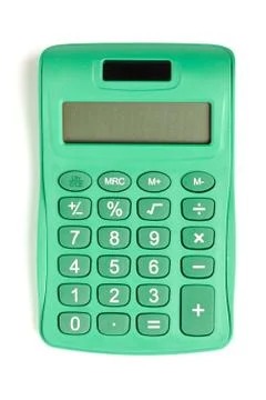 Close up image of a calculator Stock Photos