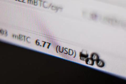 Close-up image of the computer s screen showing the blur of the programing co Stock Photos