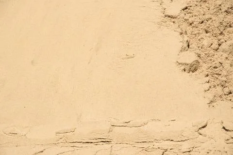A close-up image of fine grain sand, revealing the intricate patterns and t.. Stock Photos