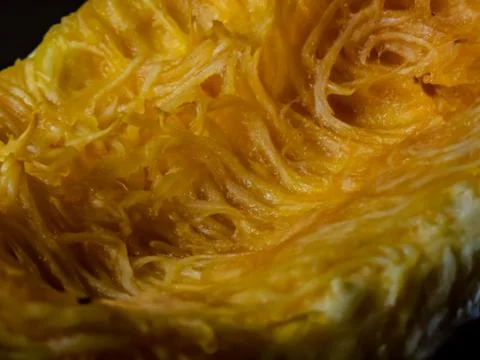 Close up image of sliced pumpkin. Stock Photos