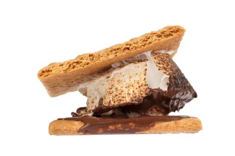Close up image of smore 写真素材