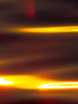 Close up image of the surface and underwater of sunset lake Stock Photos