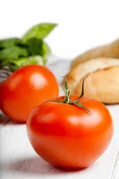 Close up image of tomato Stock Photos