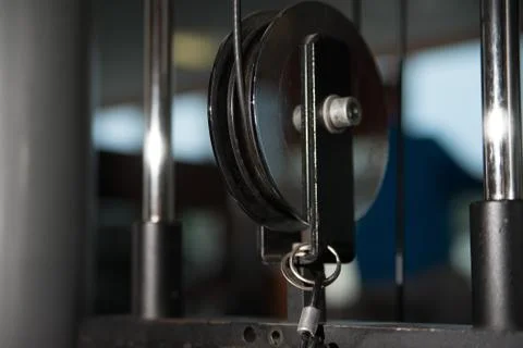 Close-up image of trainer weights Stock Photos