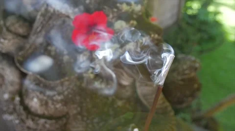 Close up of incense burning Ganesha 動画素材 55455792