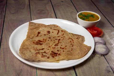Close up of indian bread chapati Stock Photos