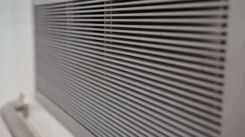 Close-Up of Indoor Ventilation Grille Stock Footage 313849768