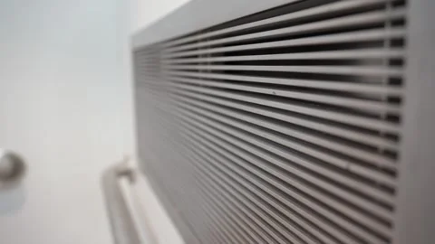 Close-Up of Indoor Ventilation Grille Stock Footage 314082021