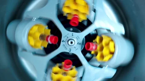 Close-Up of Industrial Fan in Action Video stock 287633148