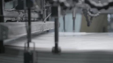 Close up of industrial printing. Vídeo Stock 60901279