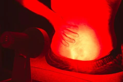 Close up of  infra lamp Stock Photos