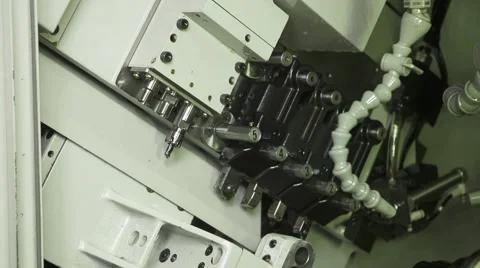 Close up of installing cutting tool Vidéo 55012987