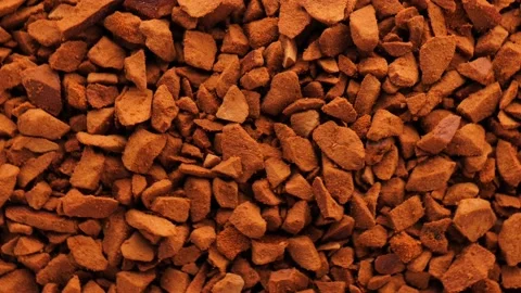 Close up of instant coffee, rotation in ... | Stock Video | Pond5