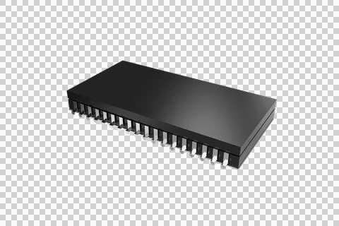 Close up of integrated circuit Stock Photos