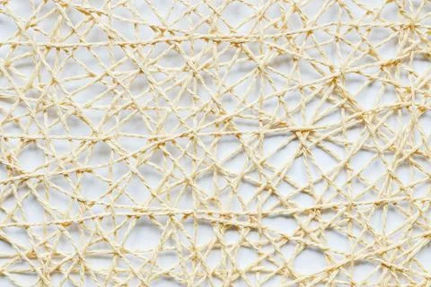 Close up interconnected strings Foto stock