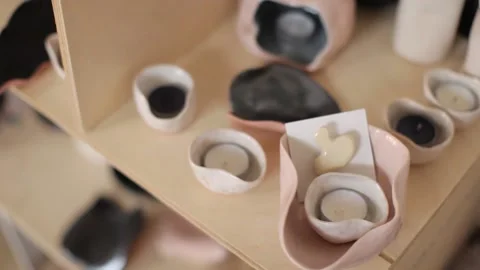 Close-up interior ceramics Stock Footage 107312798