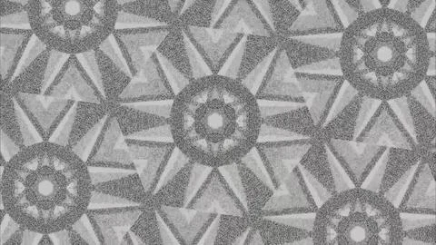 Close-up of intricate geometric tile pattern. Artistic mosaic design for Stock Illustration