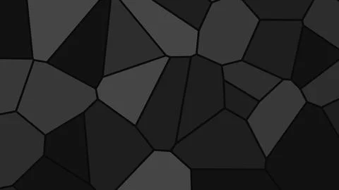 Close up of irregular dark gray and black stone shapes forming a mosaic patte Illustration
