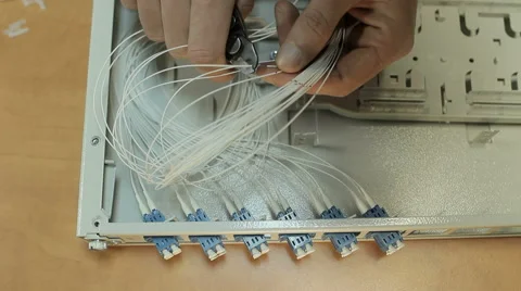 Close up of a IT consultant inserting Stock Footage 58799906