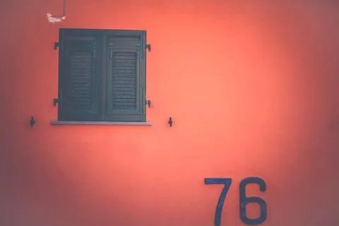 Close up of an italian windows Stock Photos