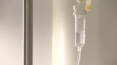 Close Up - IV Therapy Drip Stock Footage 47616287