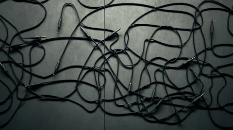 Close-up Of Jack Cable Stock Footage 61166921
