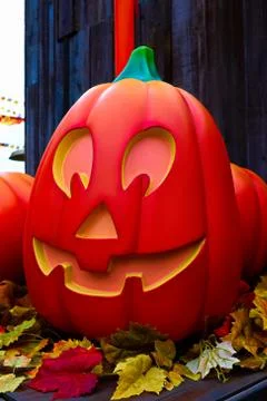 Close up of Jack O'lantern Фото