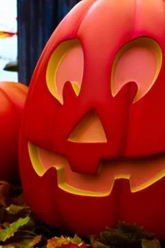 Close up of Jack O'lantern Stock Photos