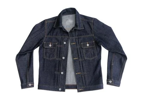 Close up jeans denim jacket Stock Photos