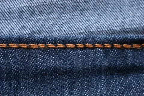 Close up of Jeans texture Stock Photos