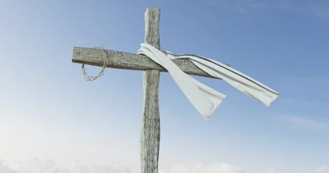 Close-up of Jesus cross  Stock Footage 330449093