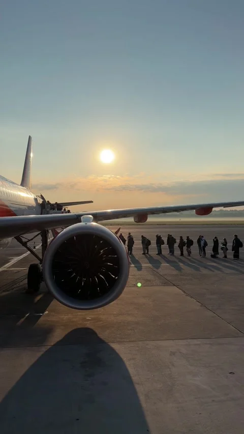 Close-up of a jet engine turbine intake ... | Stock Video | Pond5