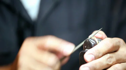 Close-up. Jewelry processed a file Stock-Footage 37588549